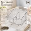 4-Compartment Acrylic Makeup Organizer dimensions 18cm x 15cm x 11cm