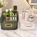 Multipurpose Acrylic Storage Organizer with skincare and cosmetic products by RealFound