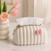 Pink Bow Tissue Holder