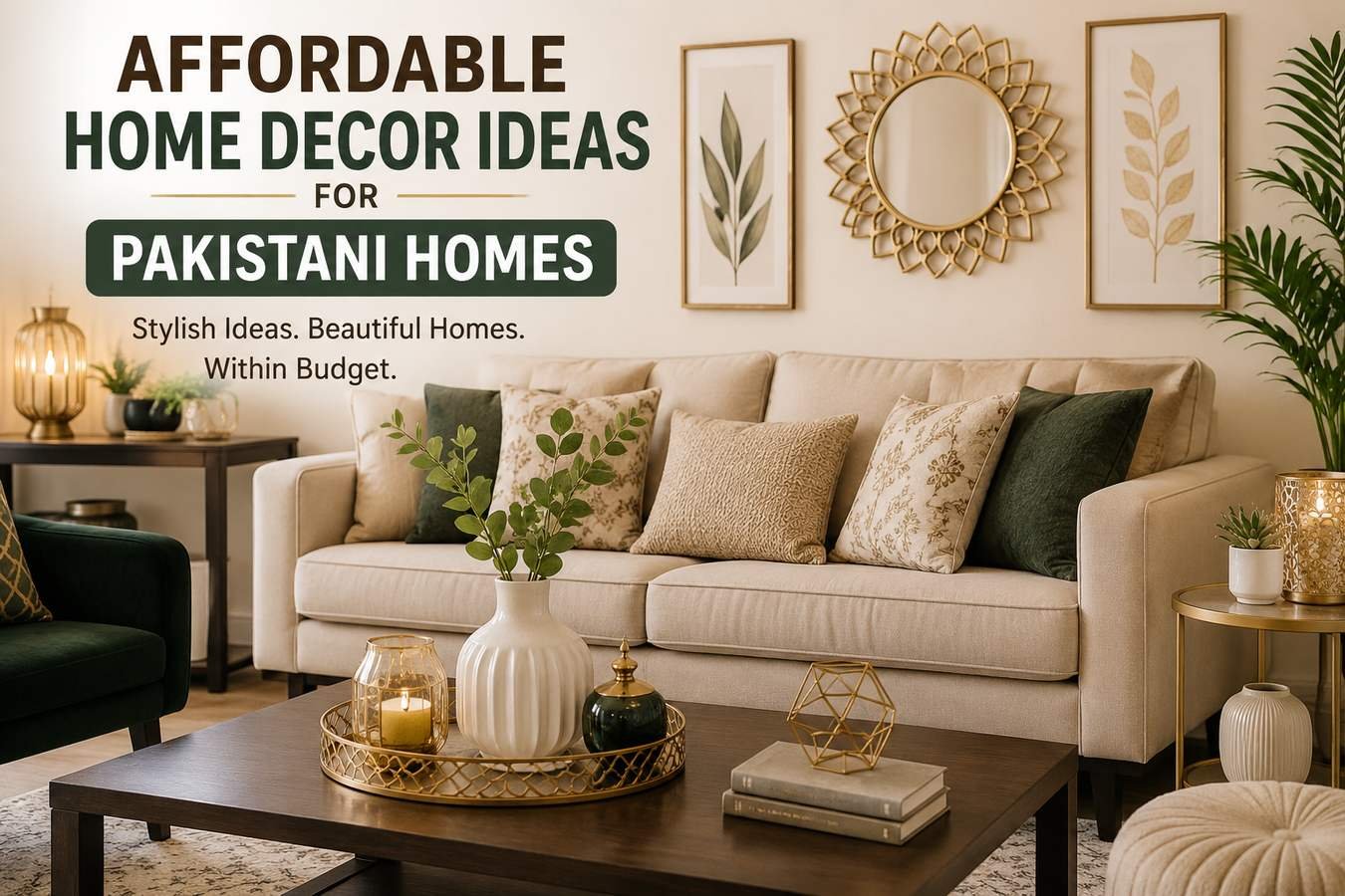 Affordable home decor ideas for Pakistani homes