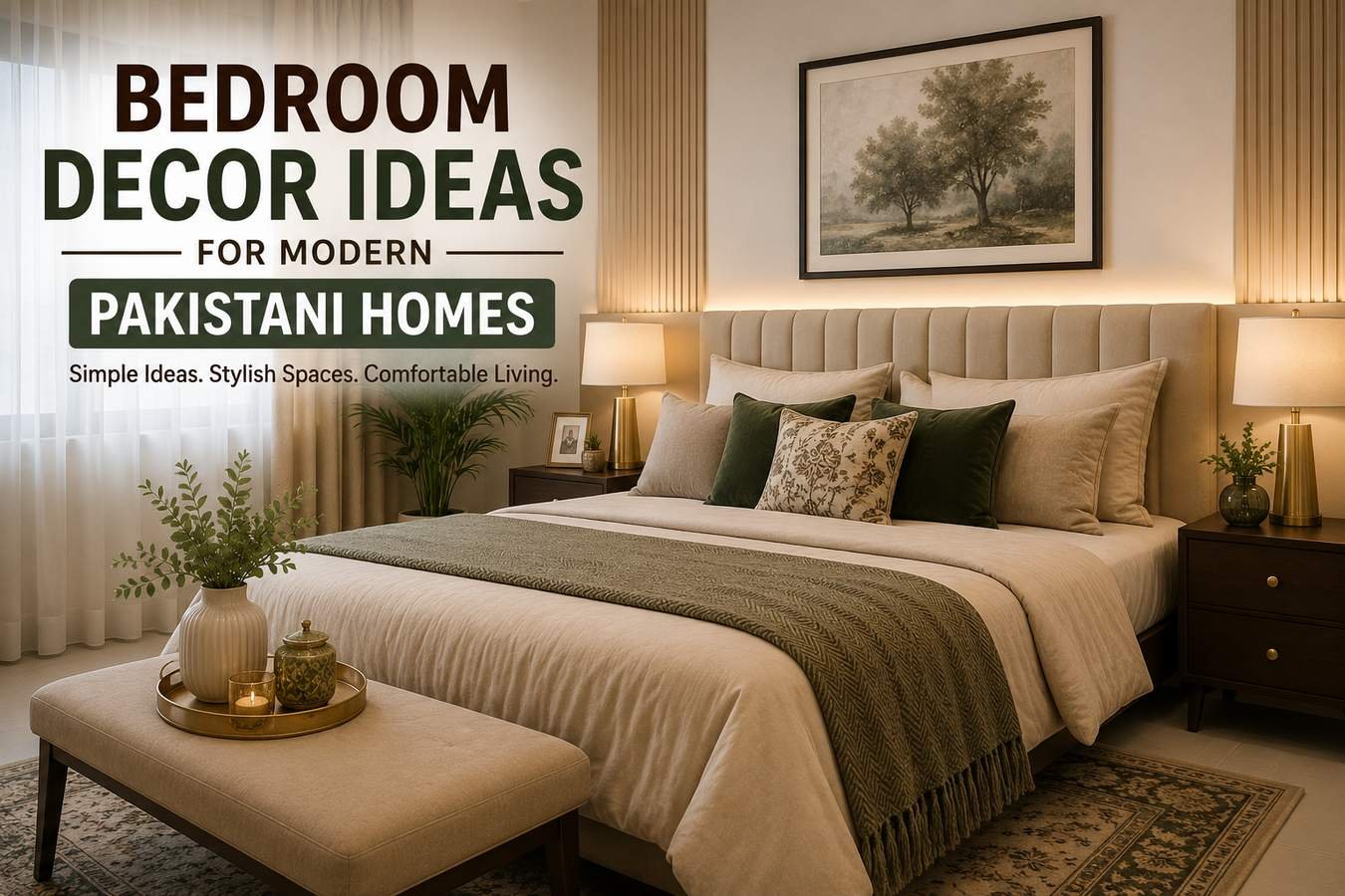 Bedroom decor ideas for modern Pakistani homes