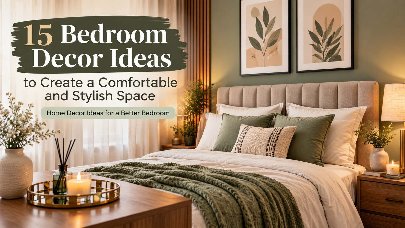 15 bedroom decor ideas for a comfortable and stylish bedroom
