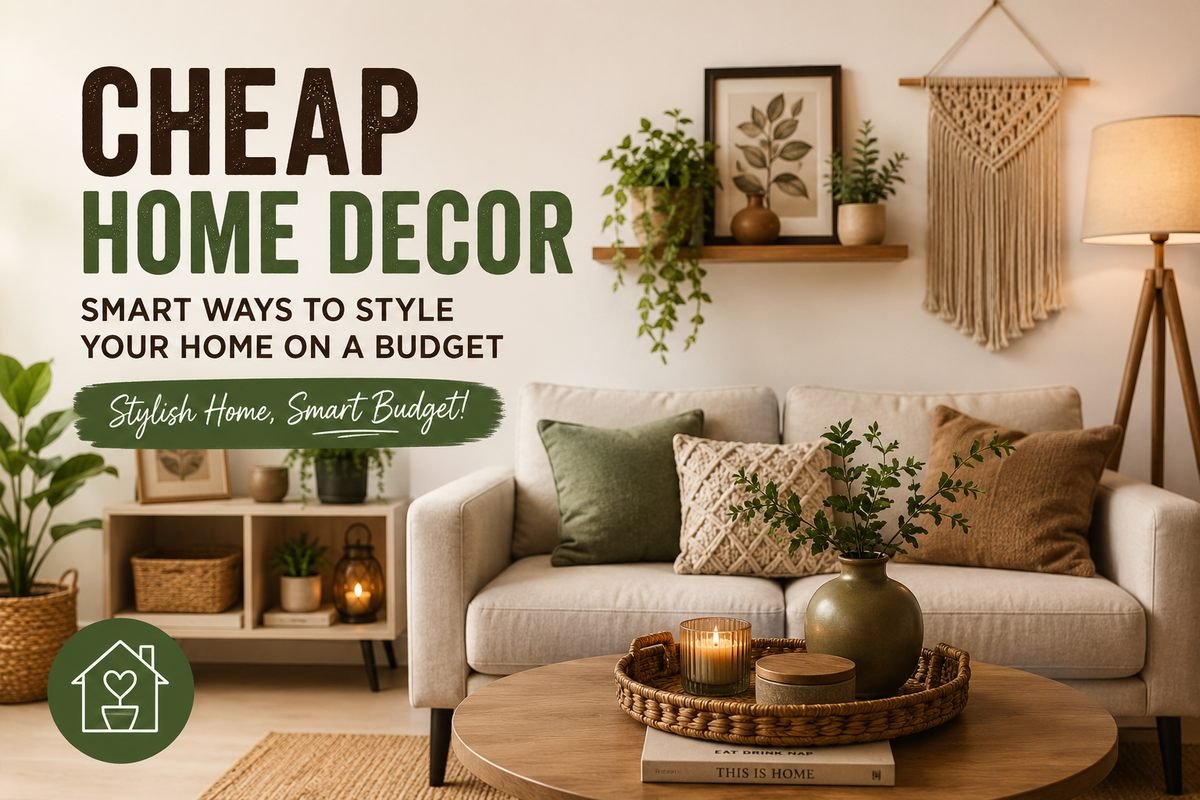 Affordable home decor ideas for a stylish modern room