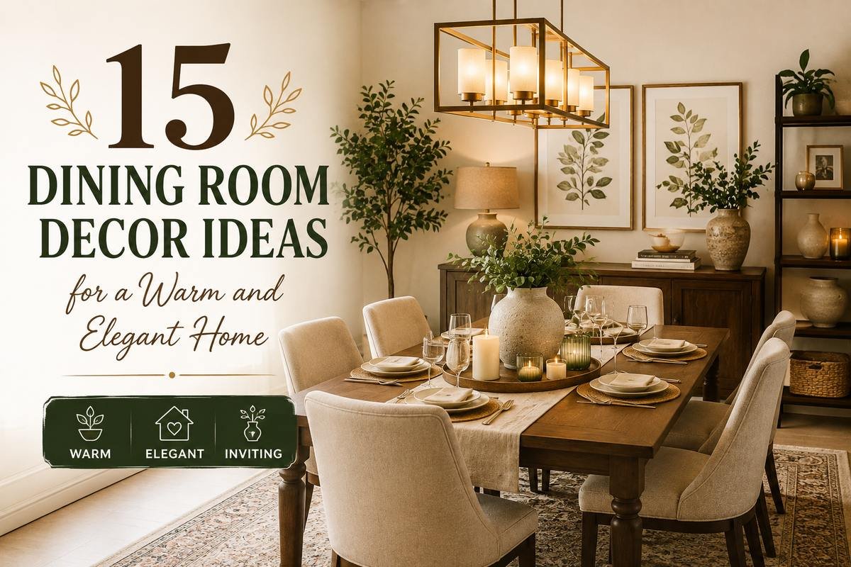 15 dining room decor ideas for a warm and elegant home