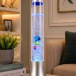RealFound LED bubble lava lamp with colorful floating effects