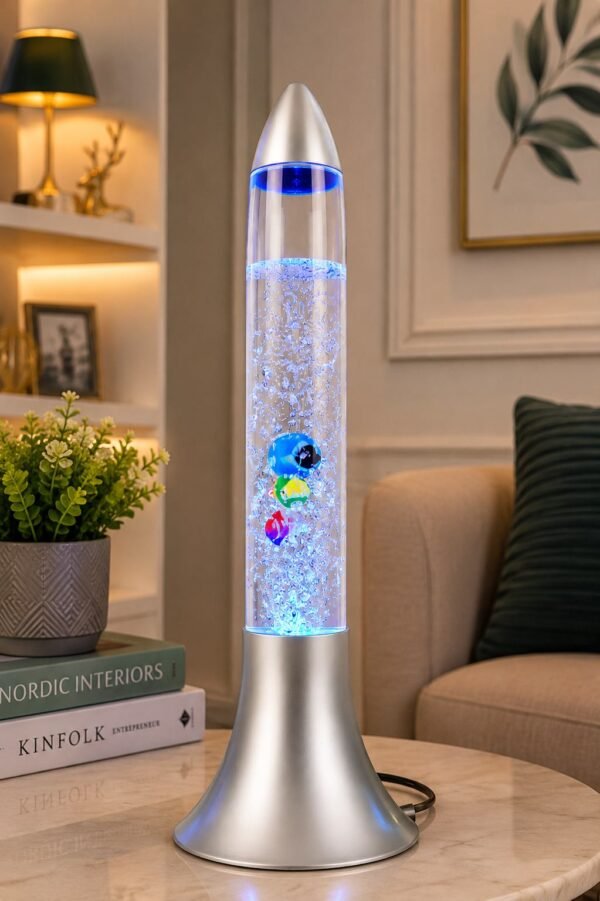RealFound LED bubble lava lamp with colorful floating effects