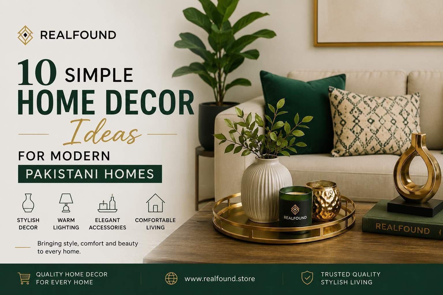 10 simple home decor ideas for modern Pakistani homes