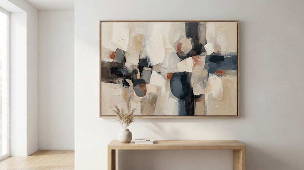 Canvas wall art painting with contemporary artistic design