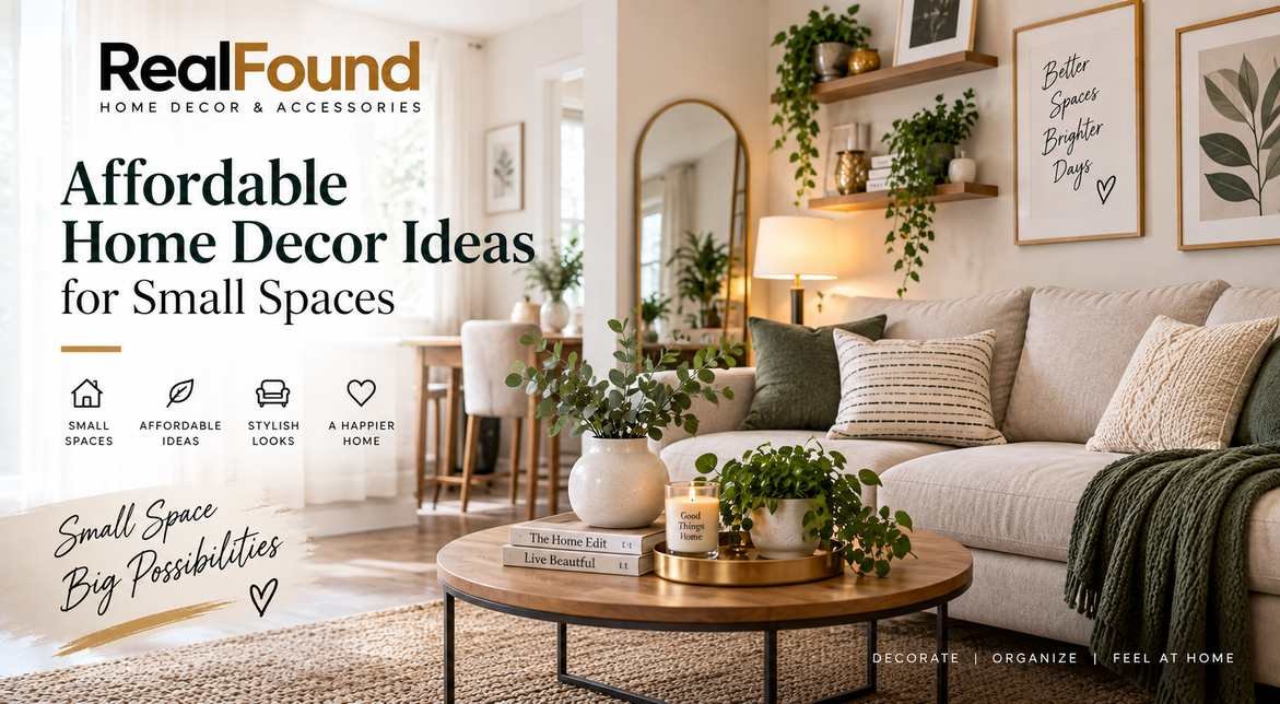 Affordable home decor ideas for small spaces with a stylish modern living room